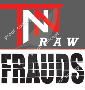 Bent Knuckle entry for TNN Raw Frauds Logo Contest 
