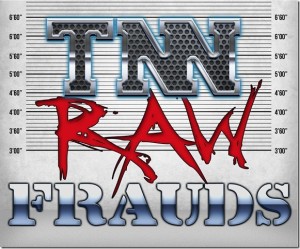 Chris Lynch entry for TNN Raw Frauds Logo Contest 