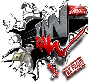 Darrin Spell's entry for TNN Raw Frauds Logo Contest 
