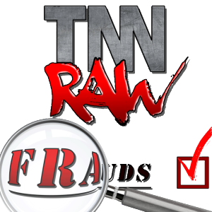 Morgan's entry for TNN Raw Frauds Logo Contest 