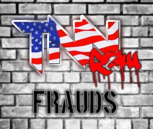 Troy Myer's entry for TNN Raw Frauds Logo Contest 