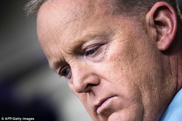 Horror show: White House Press Secretary Sean Spicer left the briefing room in stunned silence Tuesday when he claimed Adolf Hitler never used chemical weapons