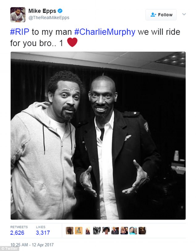 'RIP to my man': Mike Epps remembered the comedian with a photo and sweet message